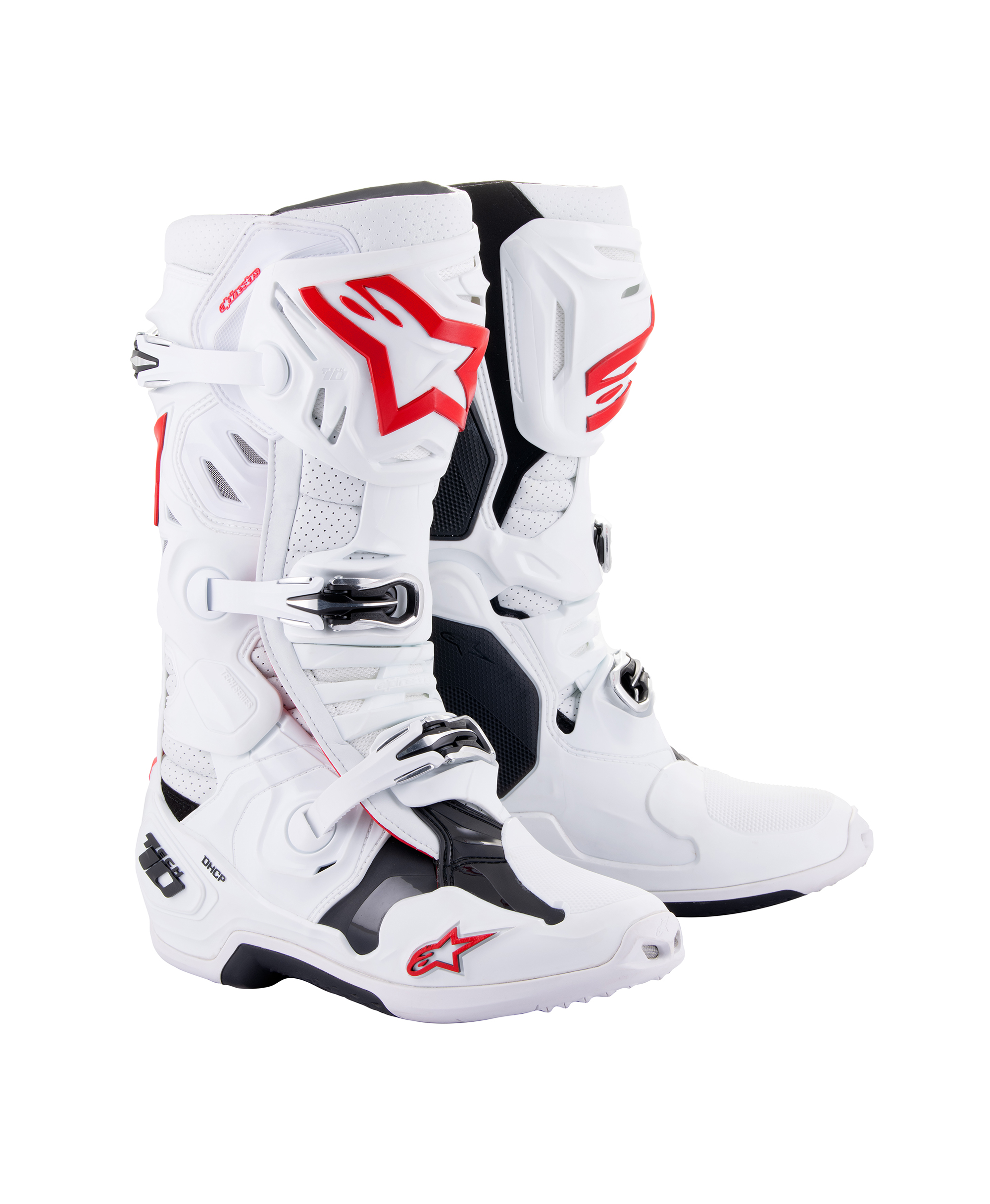 TECH 10 SUPERVENTED WHITE BRIGHT RED