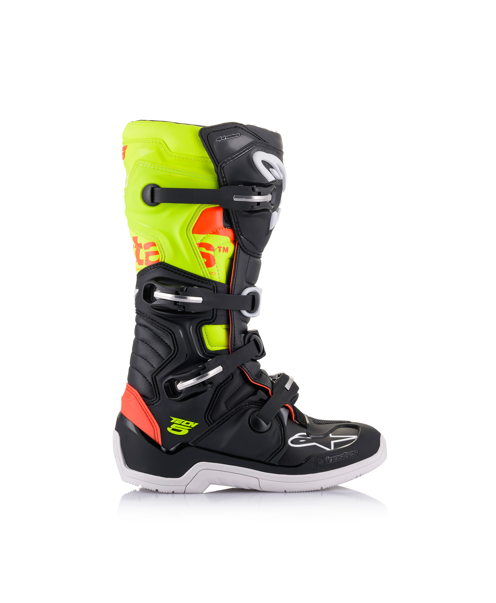 TECH 5 BLACK RED FLUO YELLOW FLUO