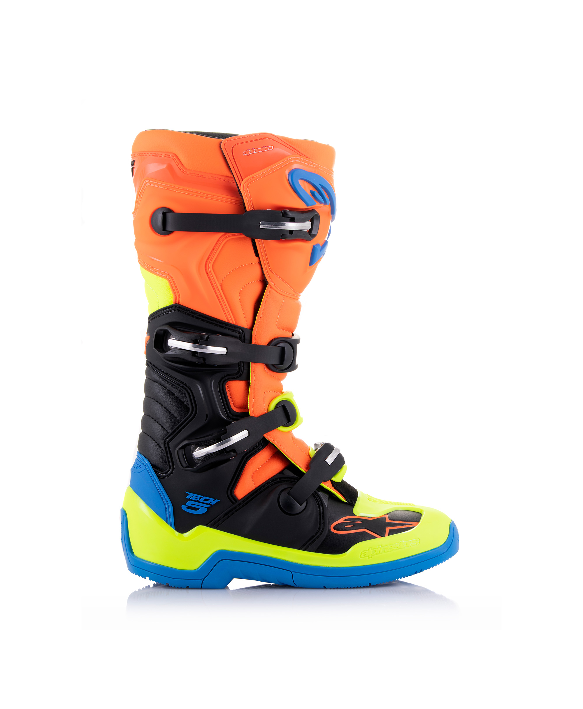 TECH 5 ORANGE FLUO ENAMEL BLUE YEL FL