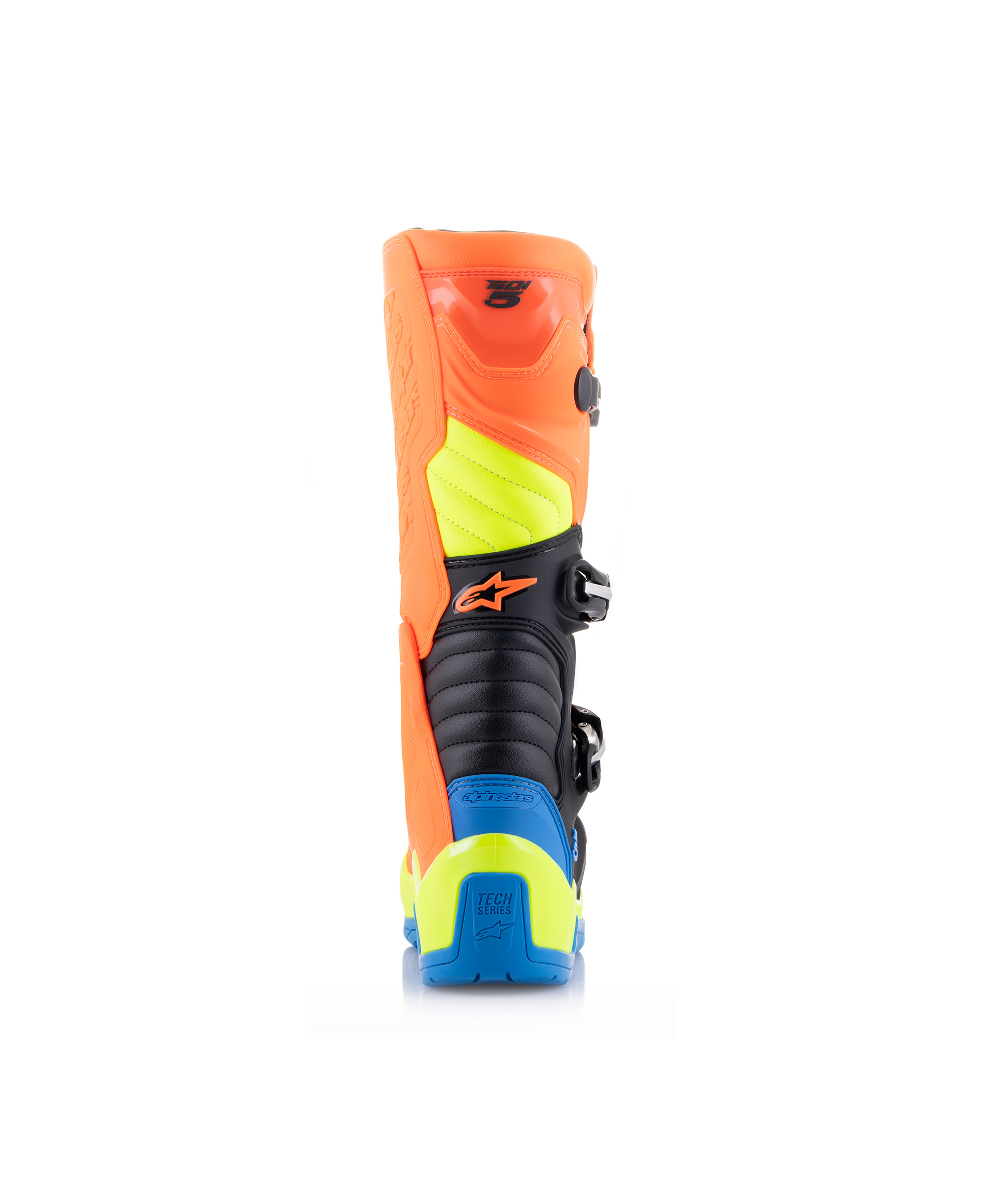 TECH 5 ORANGE FLUO ENAMEL BLUE YEL FL