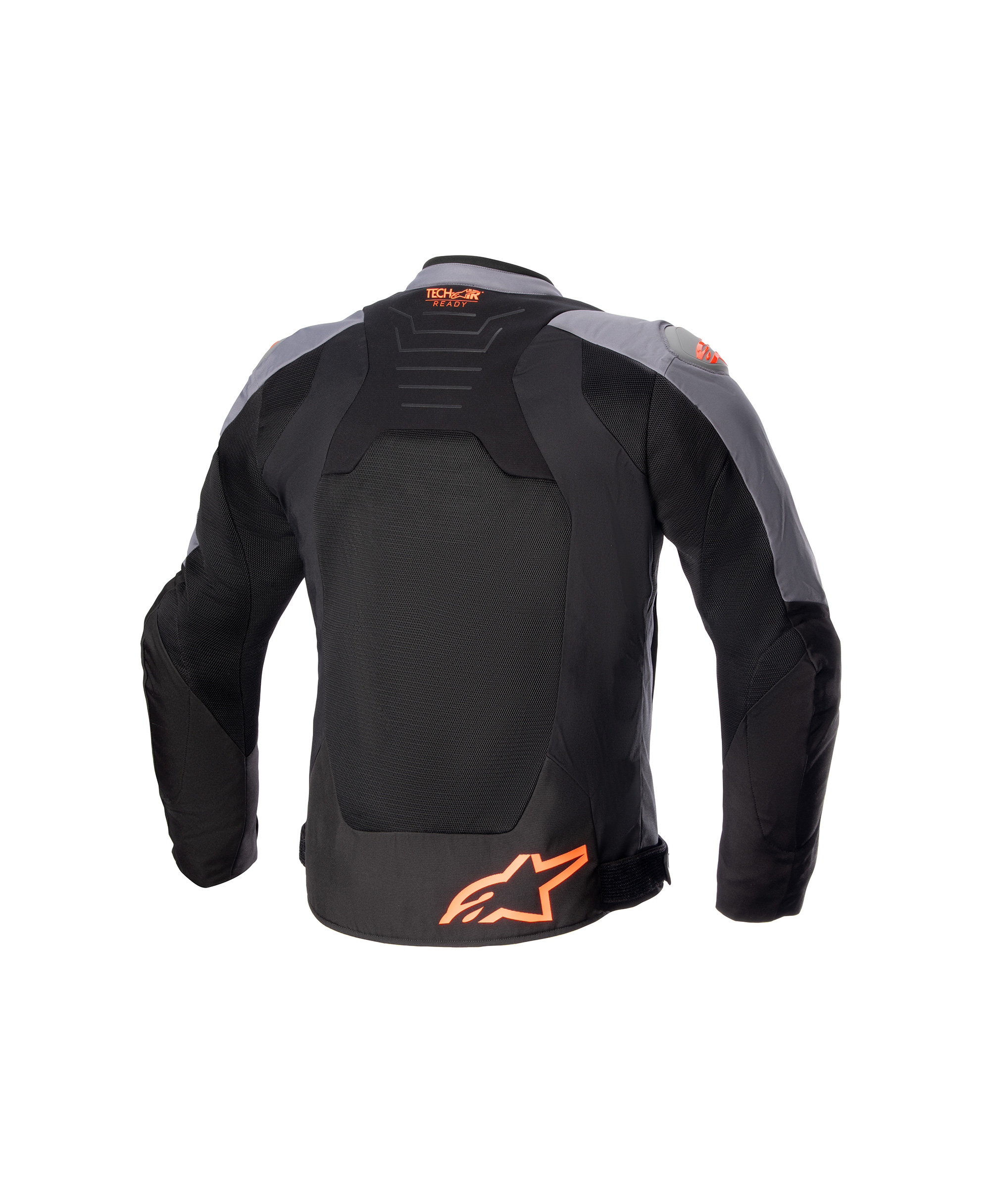 SMX AIR JACKET DARK GRAY BLACK ORANGE FLUO