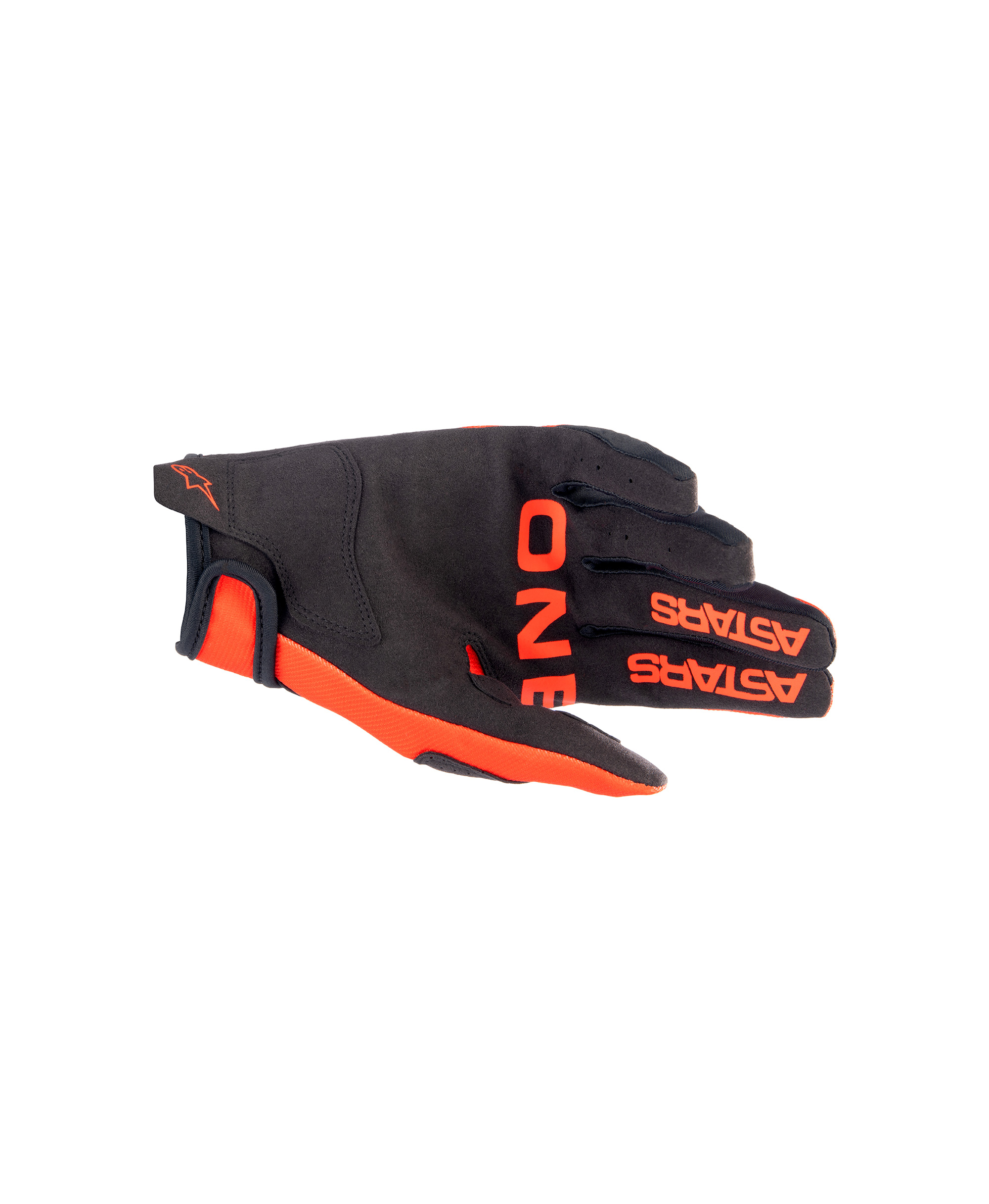 RADAR GLOVES HOT ORANGE BLACK