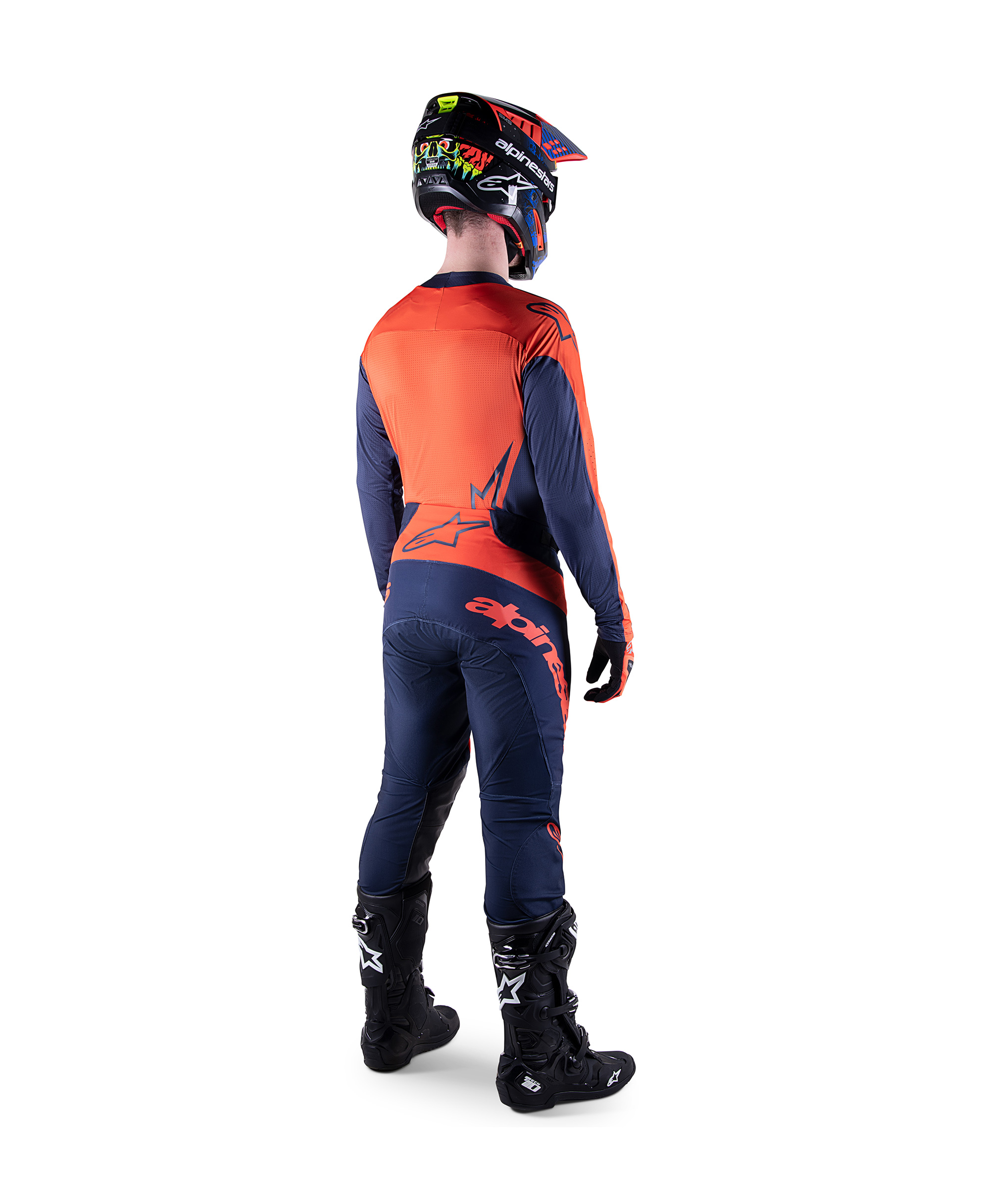 TECHSTAR ARCH JERSEY NIGHT NAVY HOT ORANGE