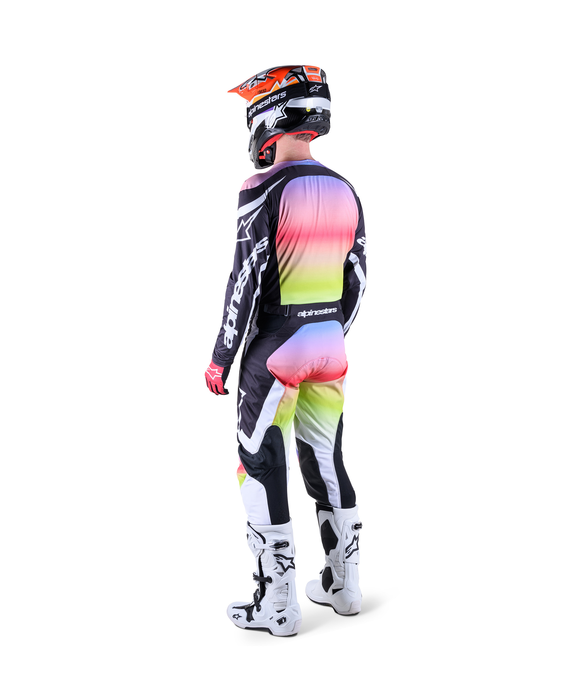 RACER SEMI JERSEY BLACK MULTICOLOR