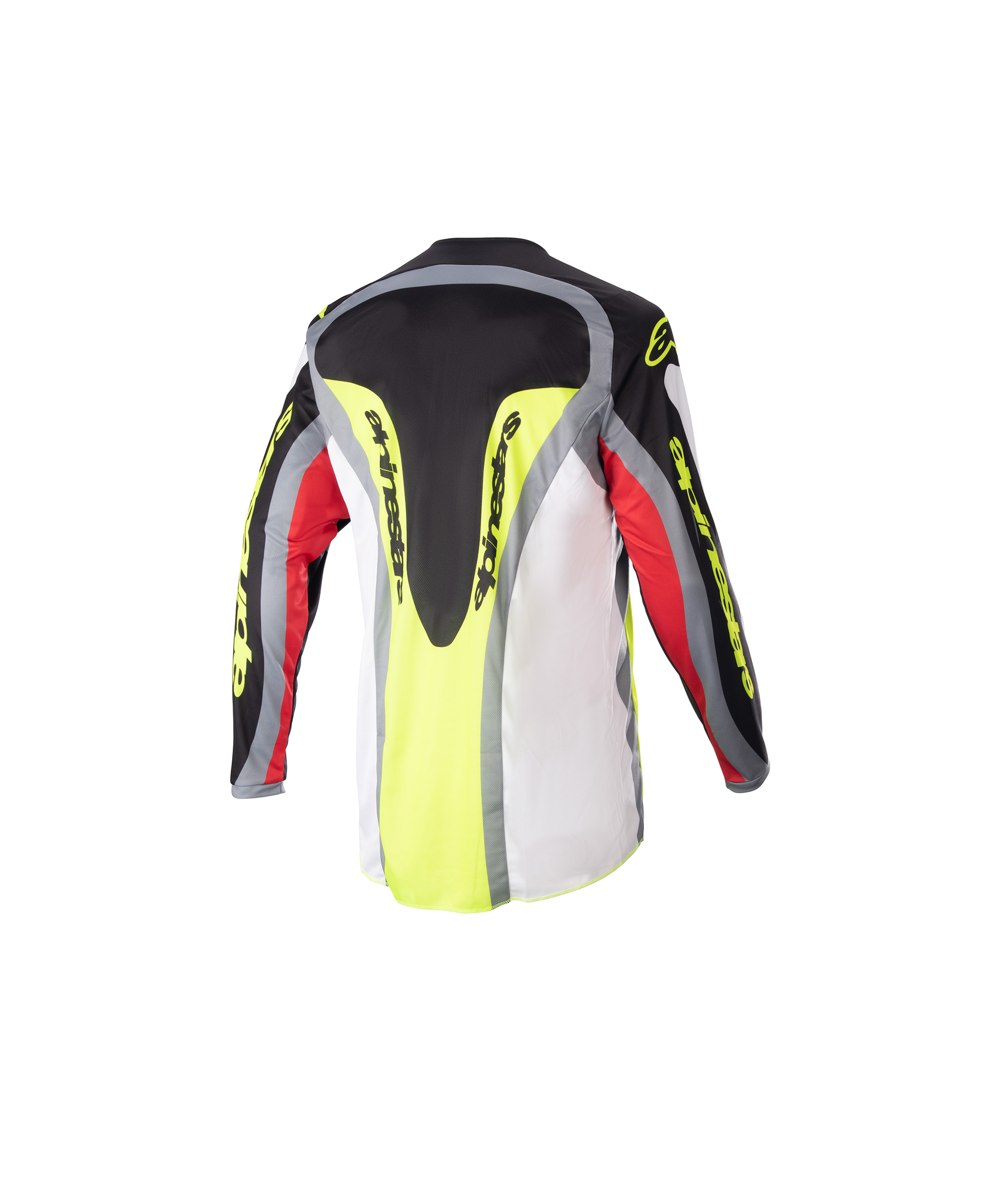 FLUID AGENT JERSEY BLACK MARS RED YELLOW FLUO